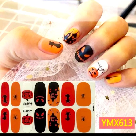 fancy fashions Other - 🖤~Eerie Creep Halloween nail wraps